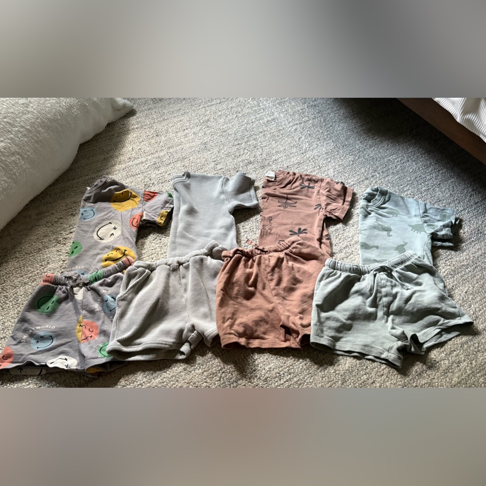 H&M Toddler Boy Matching Summer Sets Size 3/4T